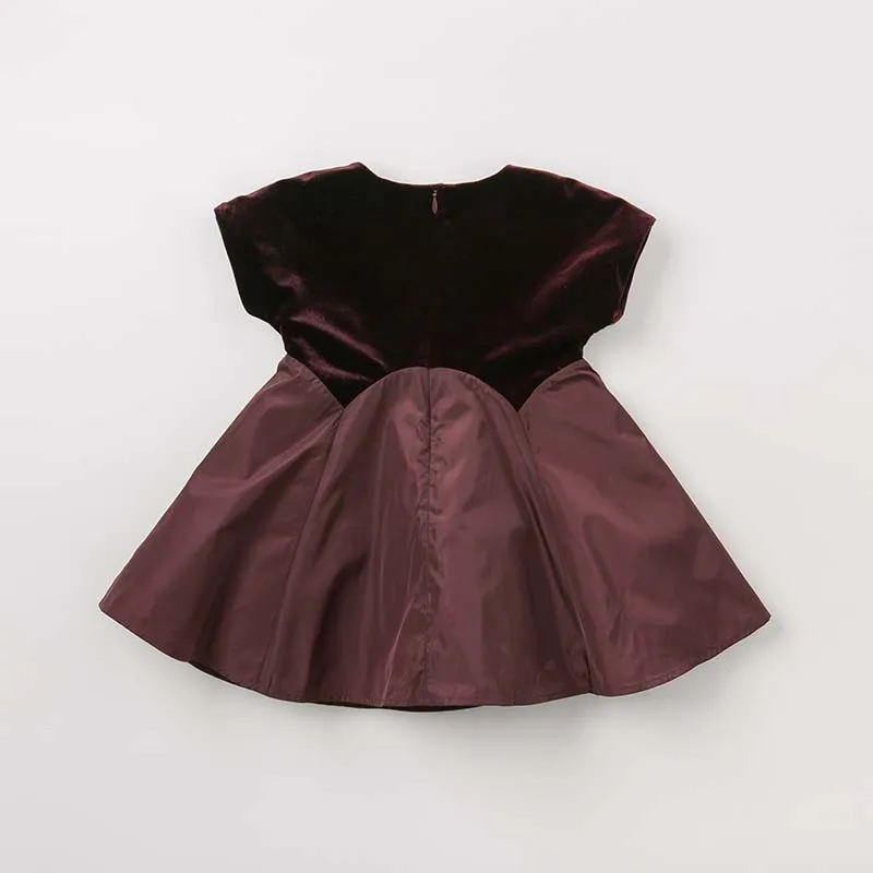 Dave bella autumn princess baby dress children sleeveless wedding birthday party dresses infant toddler boutique DB8679 | Детская одежда