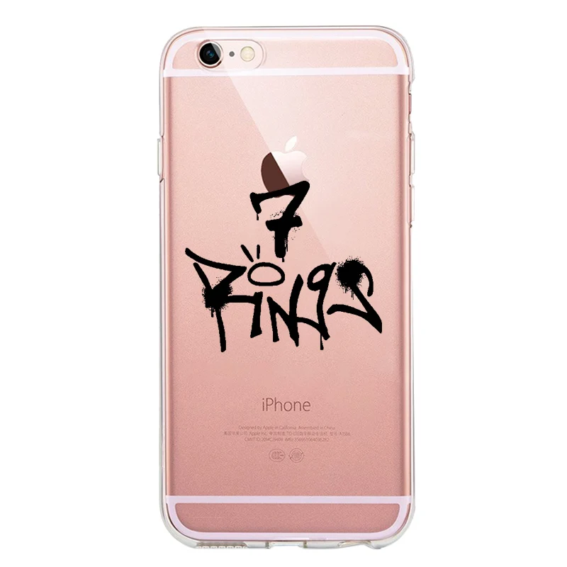 TPU 7 колец Ariana Grande Girl Силиконовый чехол funda для iPhone 6 6S 7 8 Plus 5 5S SE x XS Max XR Бог-женщина милый чехол для телефона - Цвет: TPU