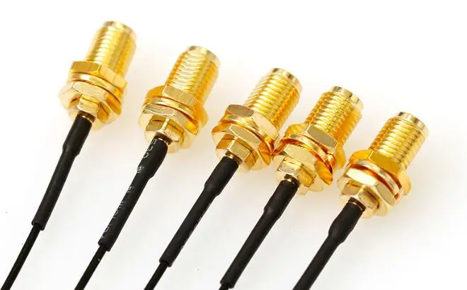50 шт. SMA кабель прямой разъем к IPEX гнездовой RF Pigtail uFL/u.FL/антенна IPX адаптер провод