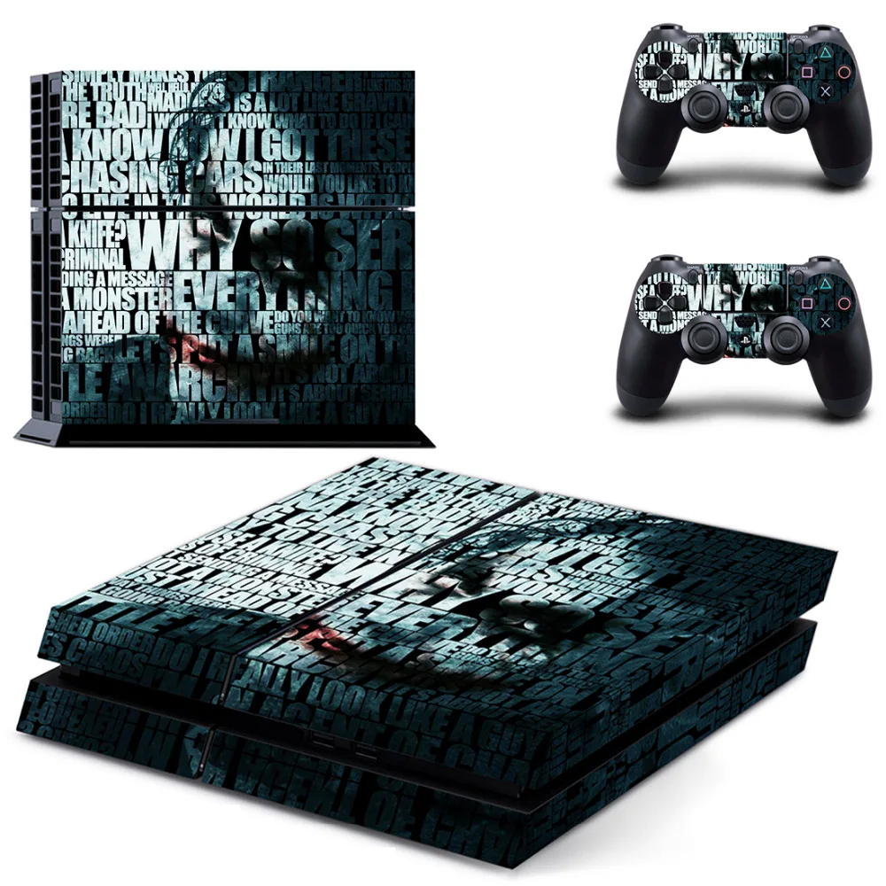DC Joker PS4 наклейка для sony playstation 4 консоль и 2 контроллера skins PS4 наклейка s виниловый аксессуар