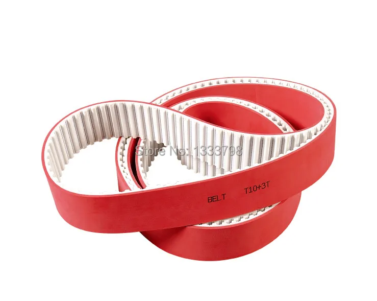 

Chin factory quality red rubber coating HTD8M transmission belt