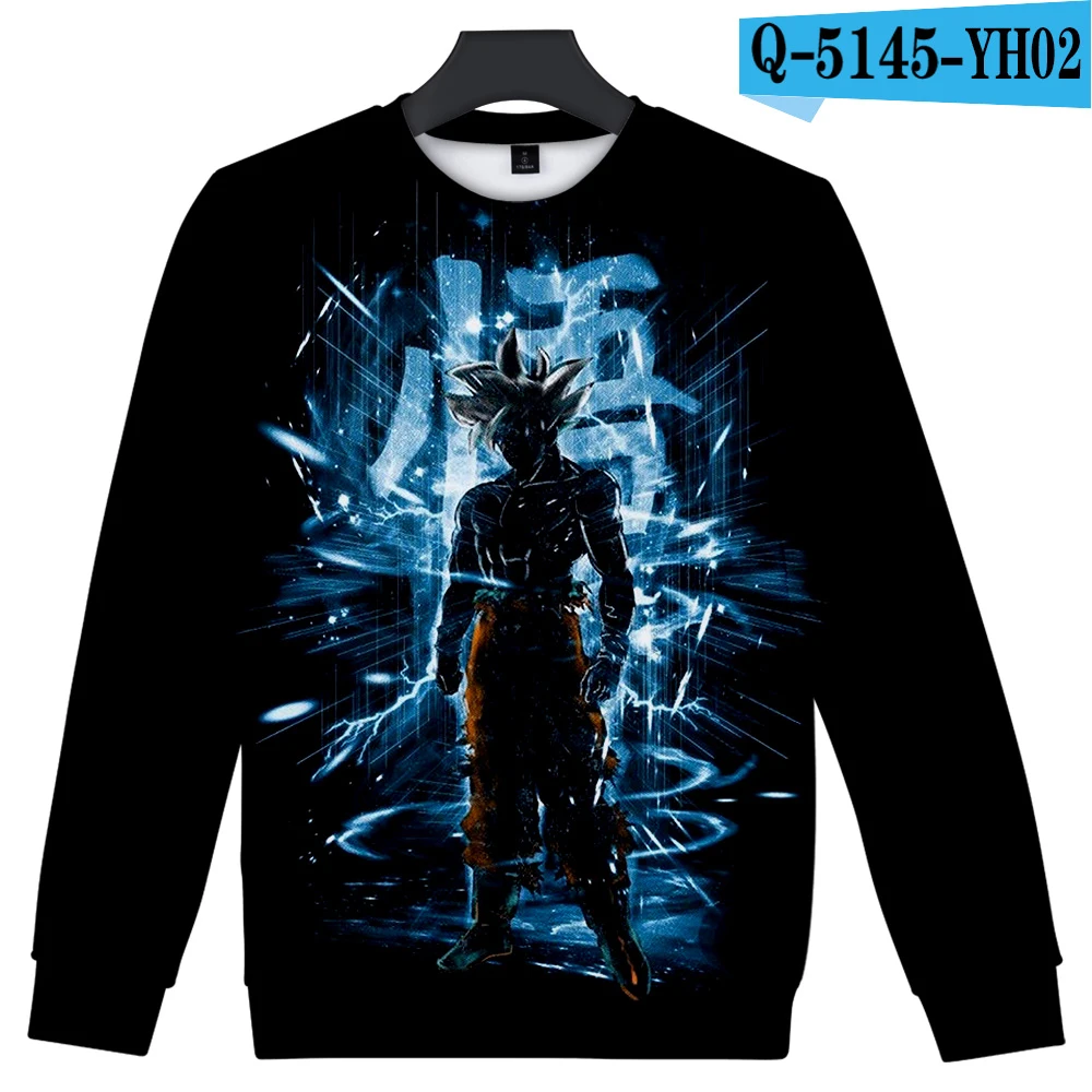 3D Sweatshirt Новейшая куртка в стиле аниме «Драконий жемчуг», Мужская/Женская толстовка, 3D принт, драконий жемчуг, Z Goku, бейсбольная форма, пальто, черные крутые топы, 4XL - Цвет: 3D Sweatshirt