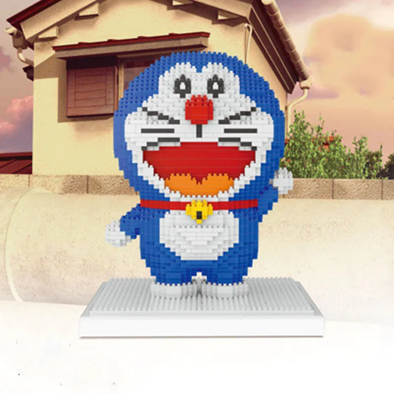 Aosst doraemon Супер Марио Соник валлио Луиджи животное здание Мини DIY алмаз нано блок