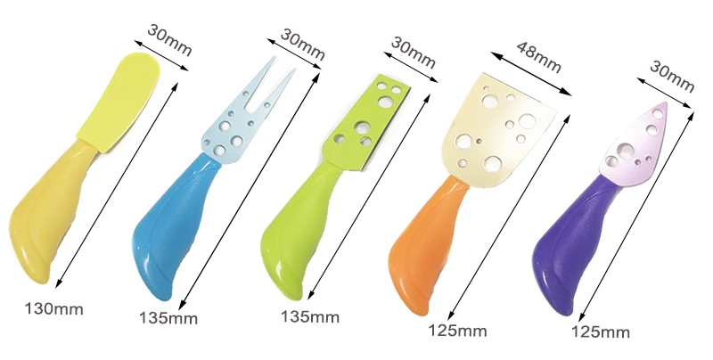 5 шт. сырный нож набор для детей Мини нержавеющая сталь классический резки сыра