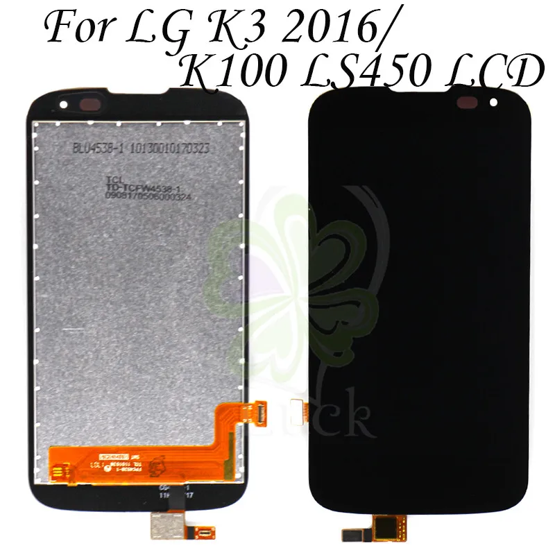 ЖК-дисплей 4 5 дюйма и сенсорный дигитайзер в сборе для LG K3 2016 K120 K100 LS450 LCD |