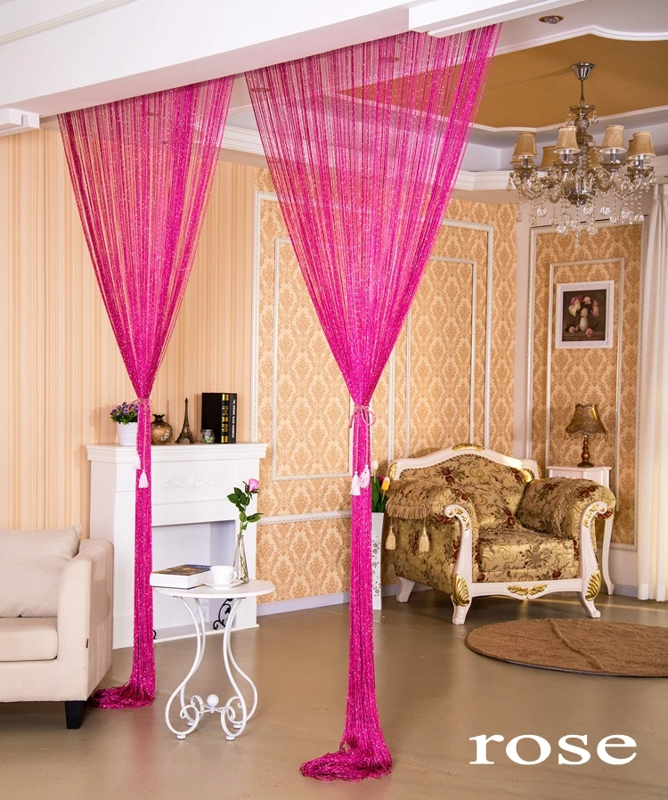 Блестящая кисточка, серебряная строчка, занавеска, 300*290 см& 100x200 см, модная балдахина, перегородка для гостиной, свадьбы, сделай сам, украшение для дома