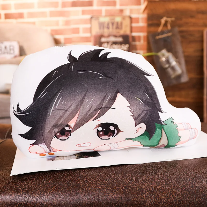 Dororo Подушка Игрушка Аниме Hyakkimaru короткая плюшевая кукла двухсторонний чехол