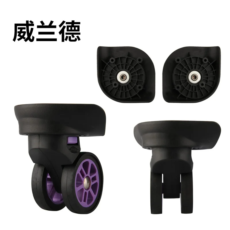 

Suitcase luggage wheel repair travel suitcase wheel swivel casters parts accessories replacement silent wheel casters Components