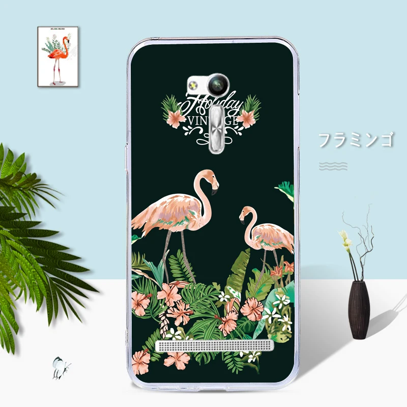 Чехол для Asus ZB552KL Живопись кремния ТПУ Мягкая задняя крышка Zenfone Go 5 дюймов телефон