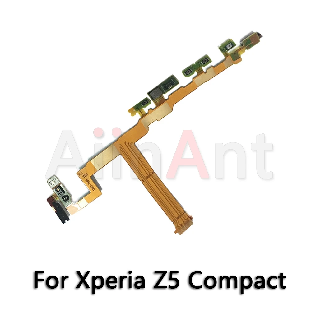 Z5 Compact Гибкий боковой клавишный кабель для sony Xperia Z Z1 Z2 Z3 Z4 Z5 Compact Premium Plus Mini - Цвет: Z5 Compact