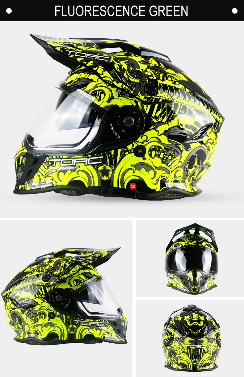 Bluetooth мотоцикл анфас мотоциклетный шлем Casco двойной линзы motorcross бездорожью шлем подключения телефона Поддержка вызова T331