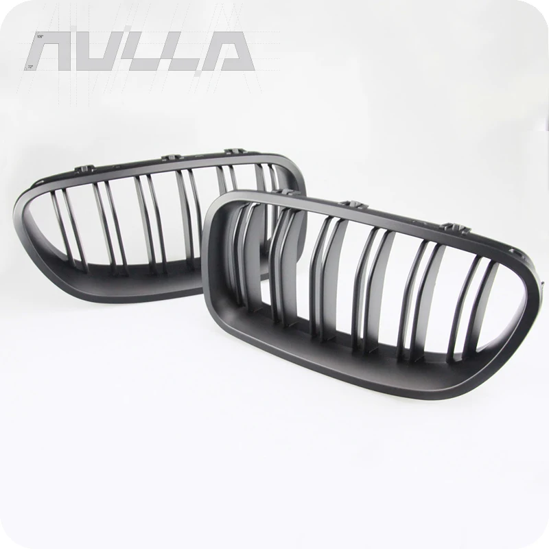 

Front Dual Kidney Grille for BMW 5 series F10 F11 F18 2010 - 2017 Black Matte Gloss M5 Style 520i 523i 525i 530i 535i Grill