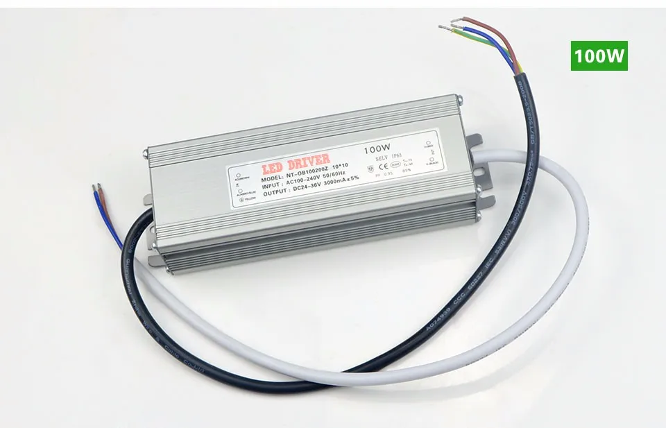 Трансформатор освещения 85 V-265 V to 20-36V 10 20 30 50W 100W адаптер питания импульсный Светодиодный драйвер для прожектора лампы COB чип