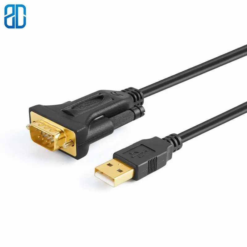 USB в RS232 адаптер мужской DB9 кабель последовательного преобразователя prolipic PL2303