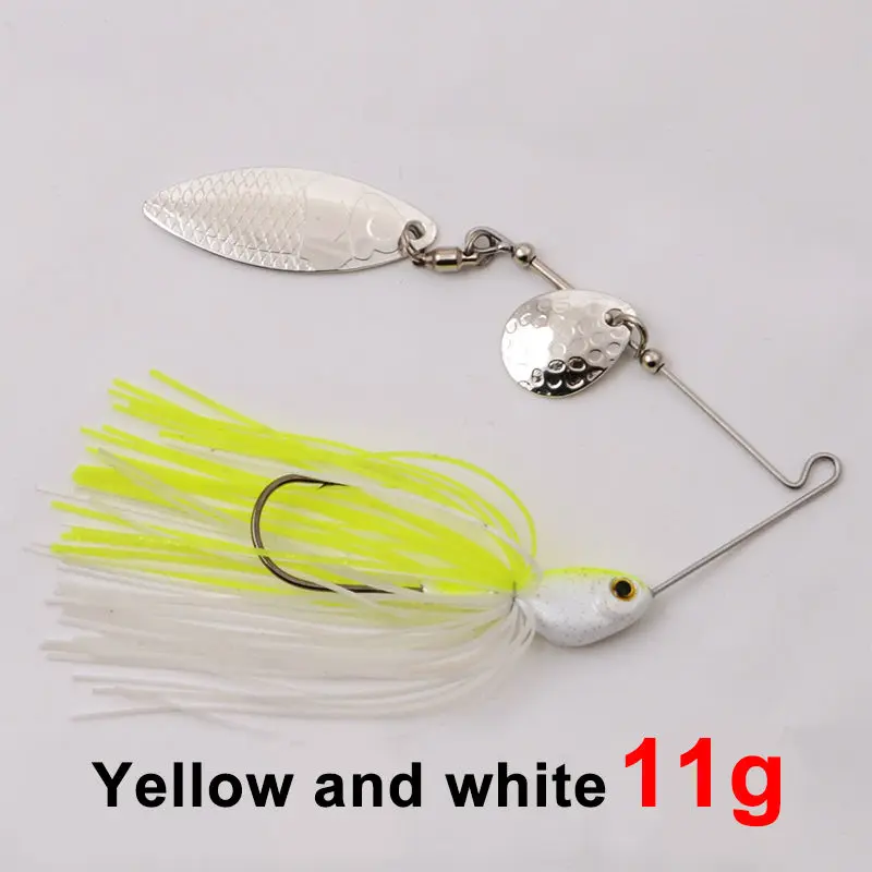 FJORD 11/16g Metal Spinnerbait Rubber Jig Spoon Copper Hard Baits Artificial Fishing Lures Lead Head Tackle | Спорт и развлечения