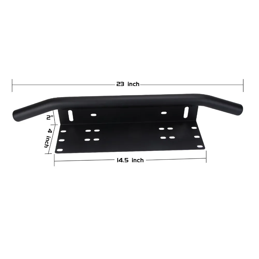 Universal Front License Plate Mount Bracket With Offroad 20" 126W LED Light Bar For Chevy Truck SUV 4X4 4WD Car | Автомобили и
