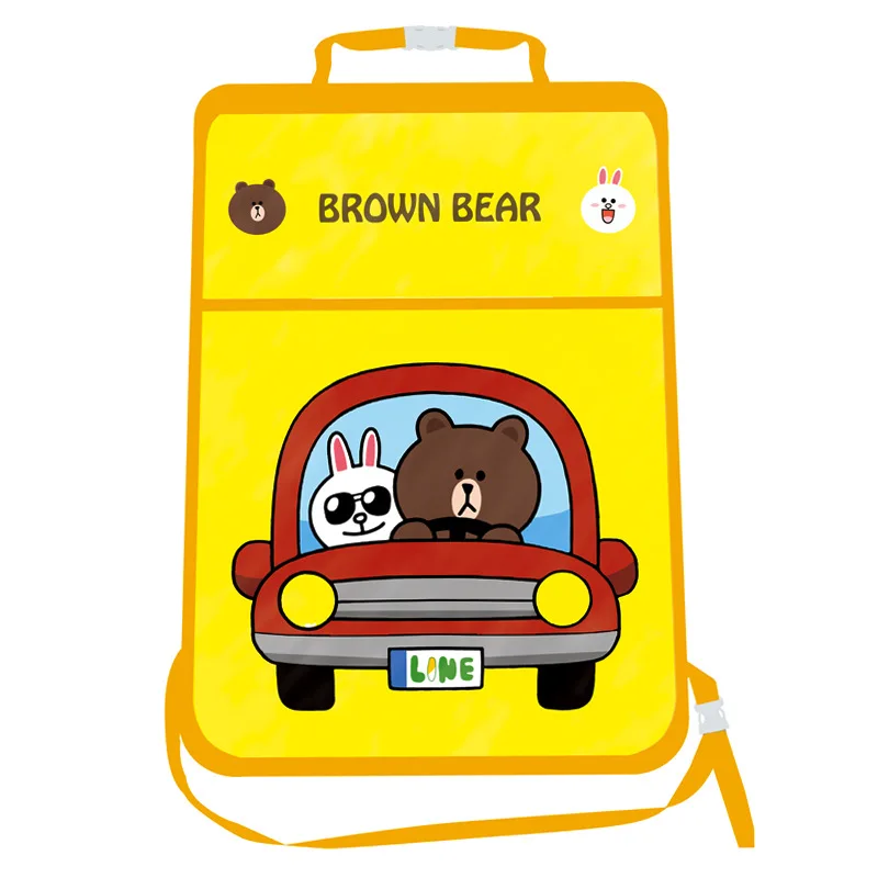 Новый мультяшный водонепроницаемый детский автомобильный коврик с защитой от