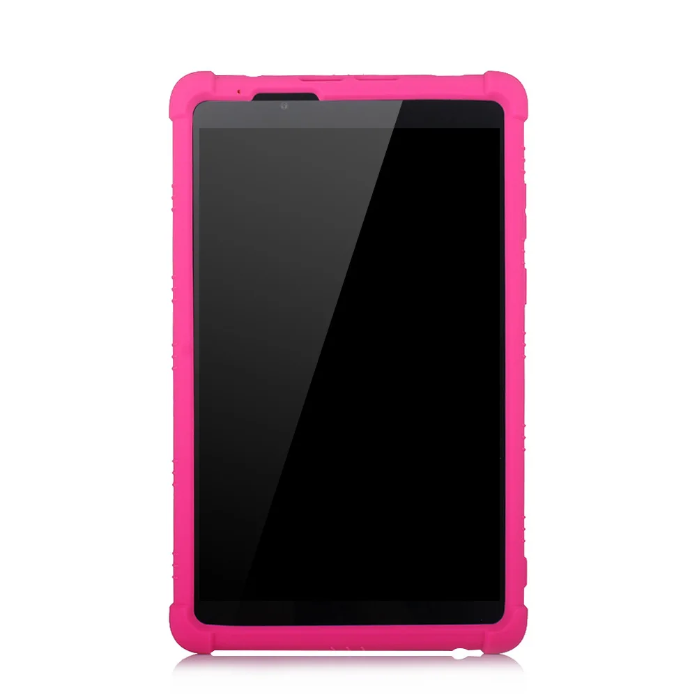 Rose Red Мягкий силиконовый+ жесткий пластиковый откидной Чехол для lenovo Tab E8 TB-8304F1 мягкая задняя крышка для lenovo Tab E8 чехол Fundas - Color: Rose Red