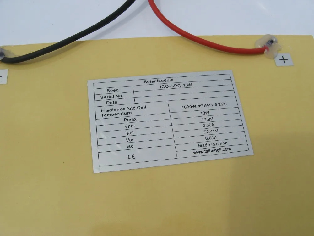 ECOWORTHY 10W солнечная панель из эпоксидной смолы 12V зарядное устройство для автодома