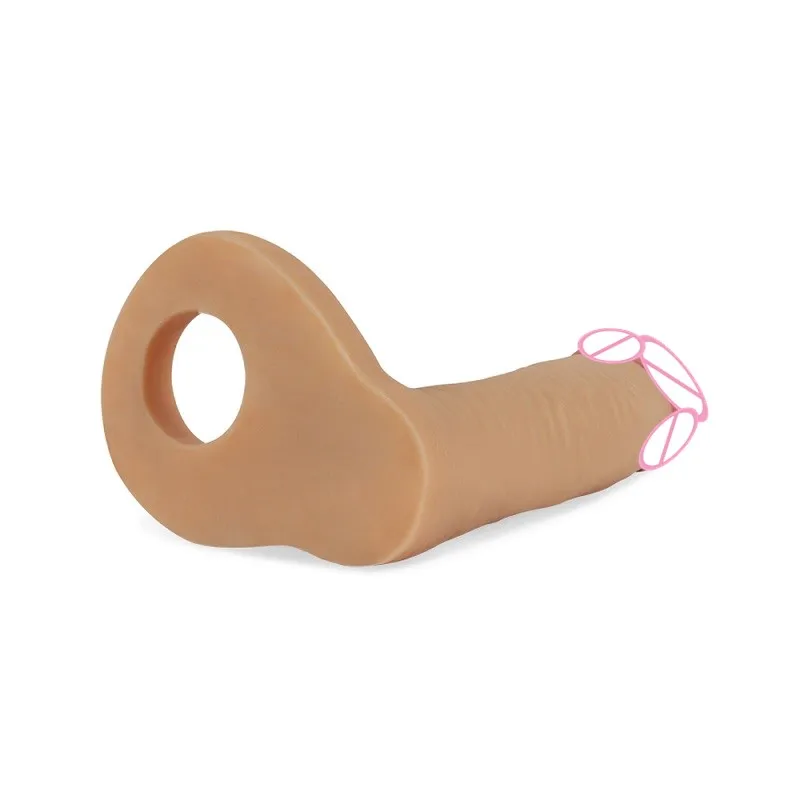 Lovetoy страпон фаллоимитатор с Cockring пенис кольцо мягкий ТПЭ Двойное проникновение