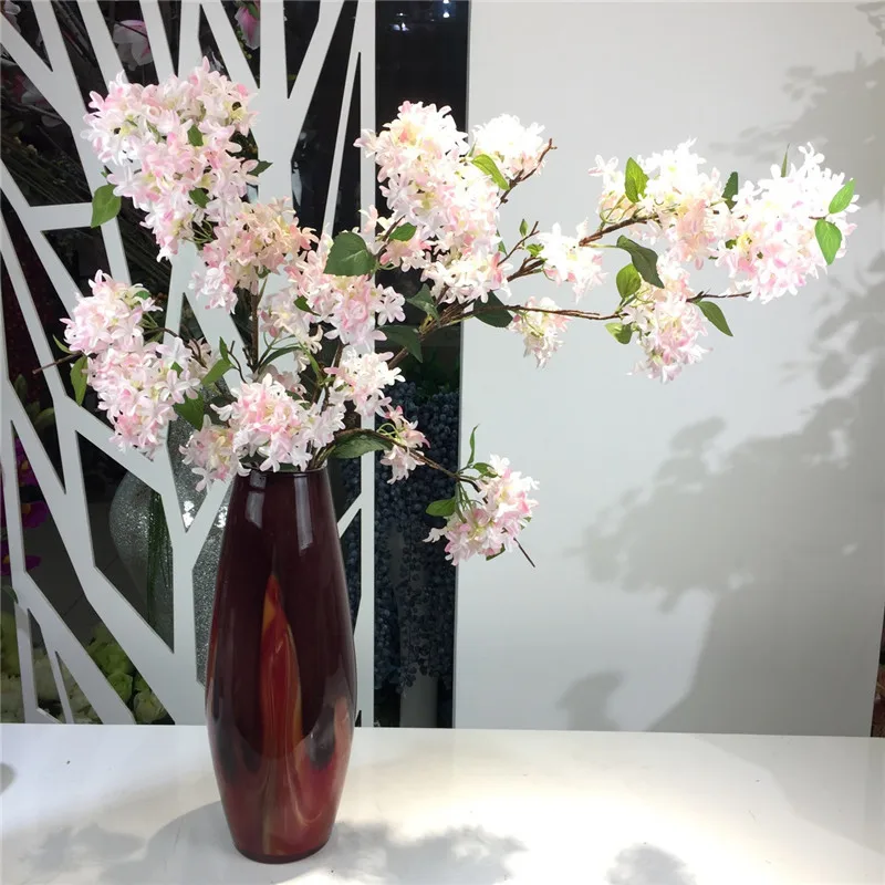 Flone 4 ветки искусственные сиреневые цветы женский Букет декор для свадьбы