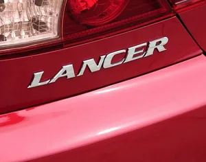 Наклейка на автомобиль для Mitsubishi Lancer, с надписью, хромированная эмблема