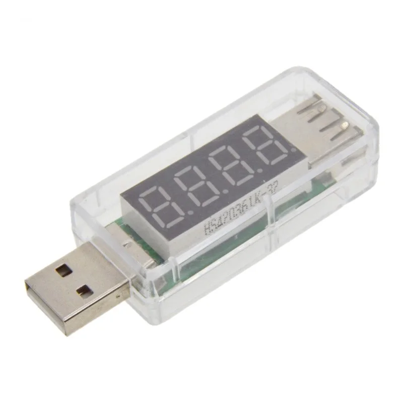 Цифровой USB тестер напряжения для мобильных устройств измеритель и силы тока с