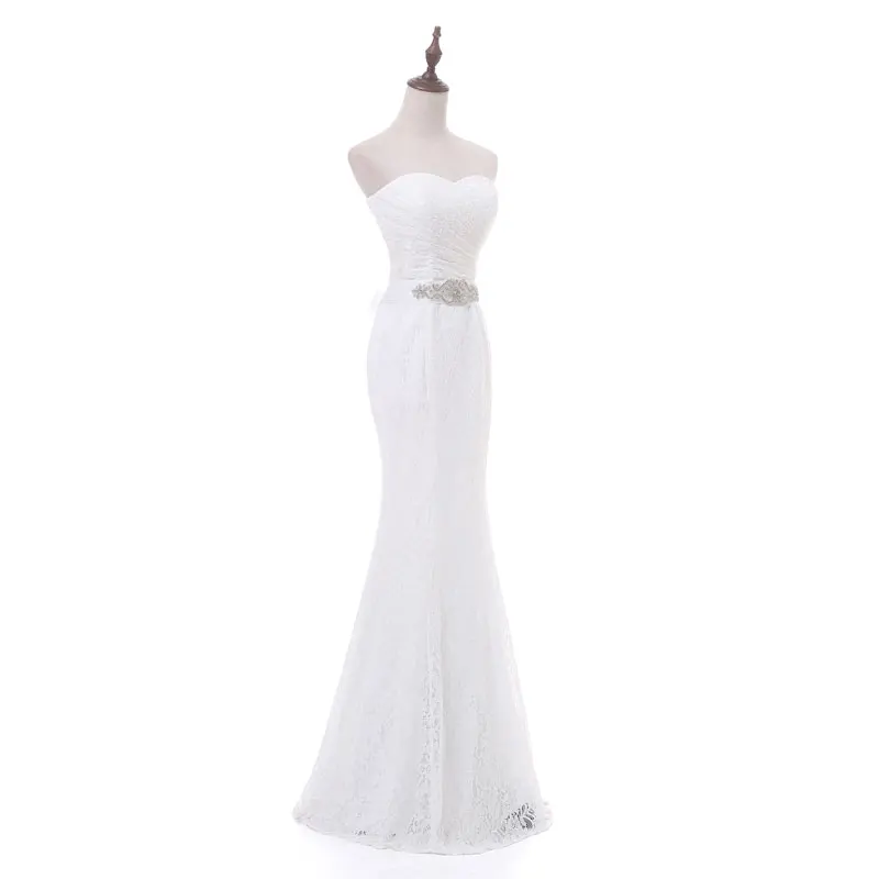 Женское кружевное платье русалка Элегантное Длинное с поясом и открытой спиной