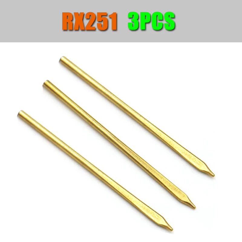 RX251-3PCS 3 шт. кожаный инструмент для ремесленного пошива кожаная веревка игла кожа иголка вязальная игла двойное отверстие кожаная веревка вязальные крючки DIY - Цвет: RX251-3PCS