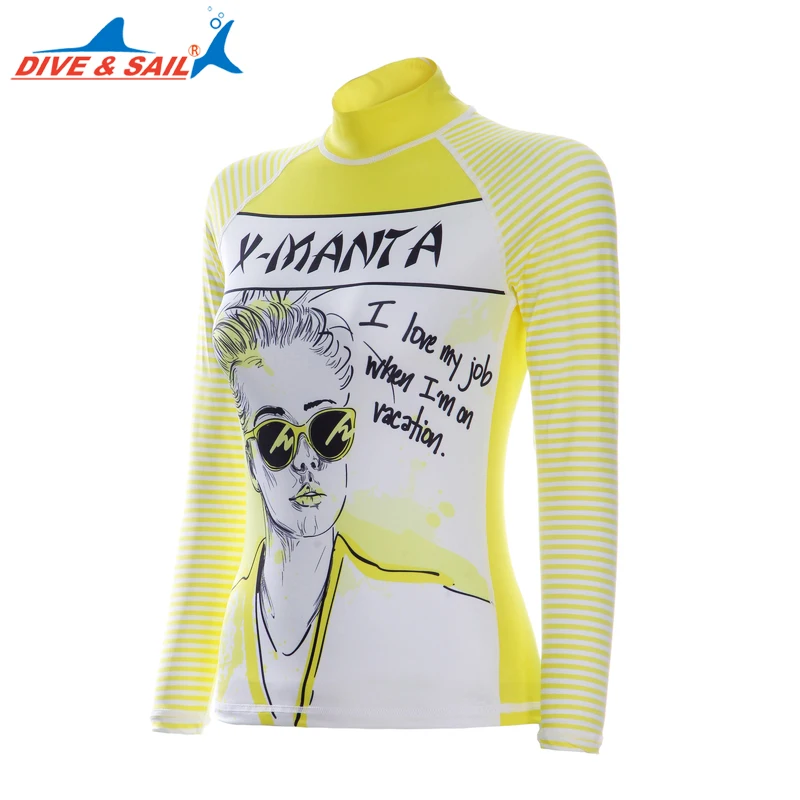 Новинка 2018 Солнцезащитная Женская одежда для дайвинга и парусного плавания в
