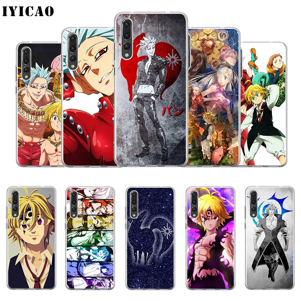 Мягкий силиконовый чехол IYICAO The Seven Deadly Sins для Huawei P30 P20 Pro P10 P9 P8 Lite P Smart