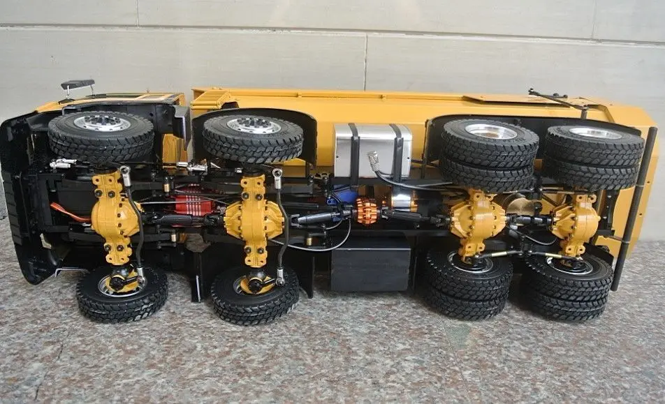 Радиоуправляемые модели радиоуправляемых моделей металлические 8x8 грузовик