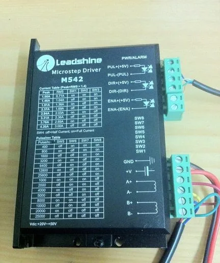 Бесплатная доставка 1 шт. Leadshine шаговый Драйвер M542 2-фазный микрошаговый привод