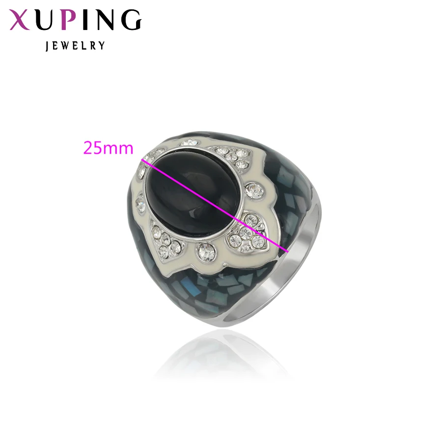 Xuping модное женское Ювелирное кольцо с белым покрытием Стразы Обручальное