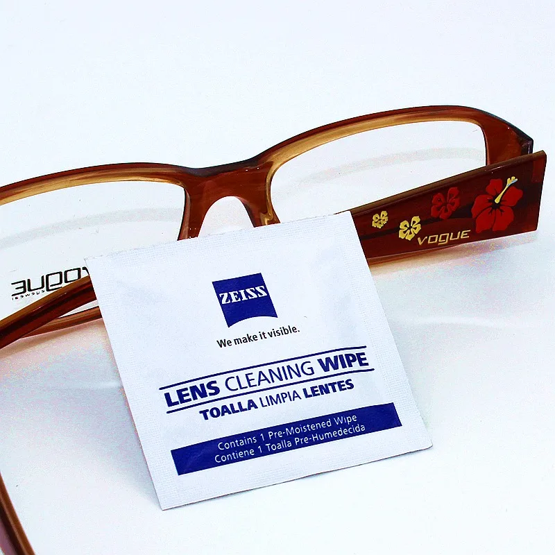 Zeiss Pre-moistened Lens Wipes Cleaning for Eyeglass Lenses Sunglasses Camera Lenses Cell Phone Laptop Lens Clothes 100ct Pack