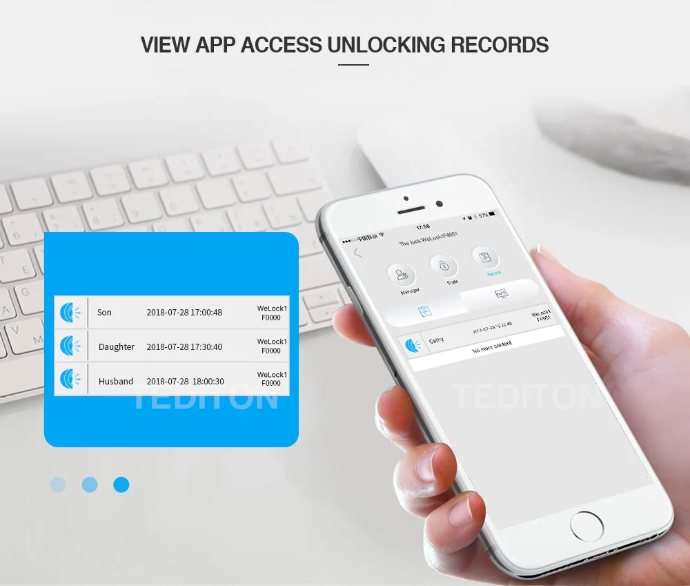 L5SR-Plus WELOCK Bluetooth APP умный замок электронный цилиндр открытый водонепроницаемый без ключа биометрический сканер отпечатков пальцев Дверной замок
