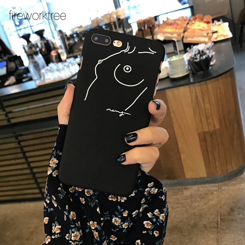 Fireworktree простые линии чехол для iPhone 7 Plus средства ухода за кожей изображения