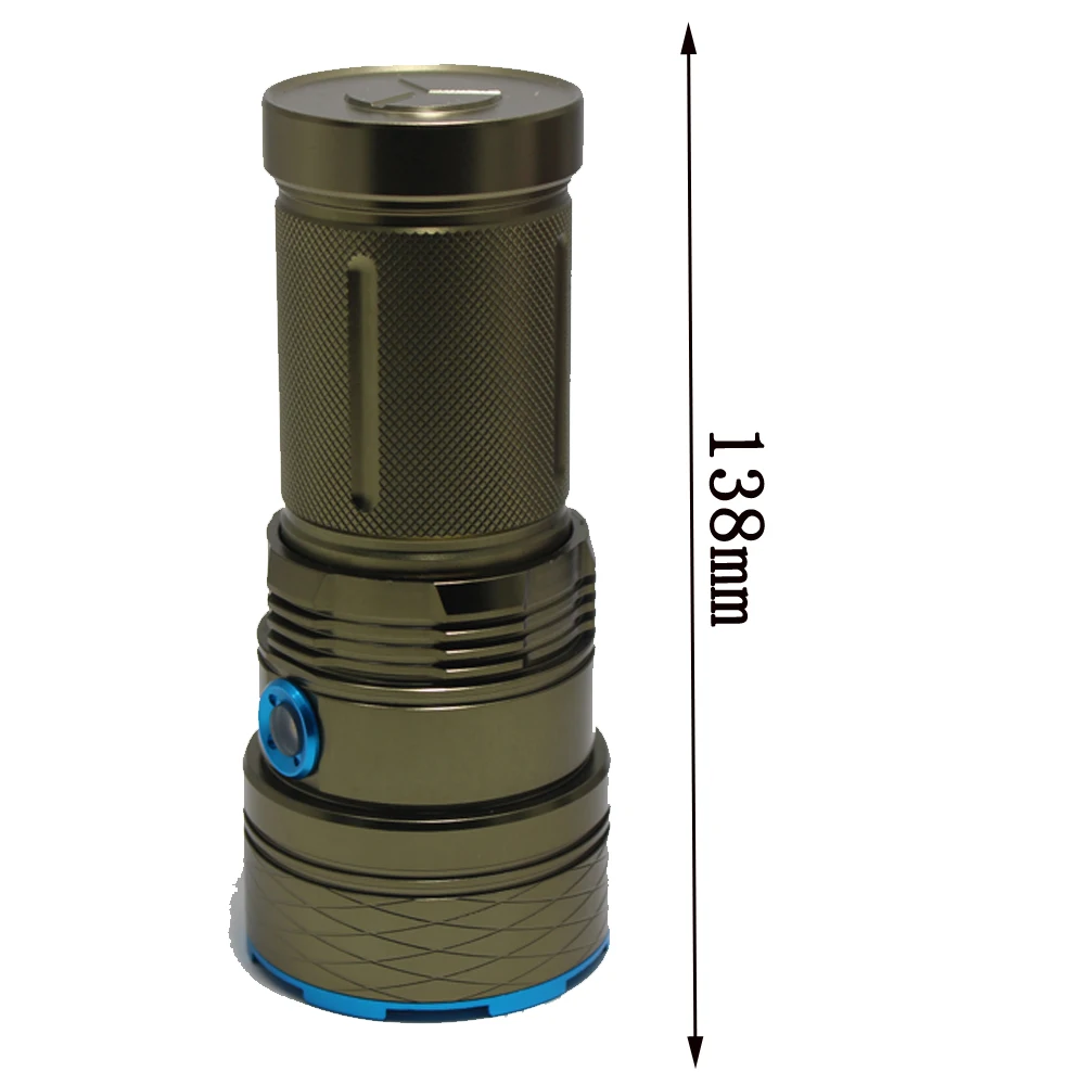 Online 2019 Yüksek Güç 8000LM 12 X XM-L T6 Kamp 18650 El Feneri LED Taktik Avcı ışığı Su Geçirmez El Feneri