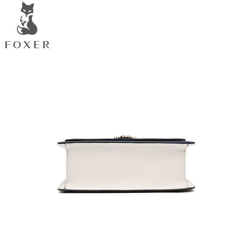 FOXER 2019 Новый кожаный седельный мешок модная универсальная сумка через плечо