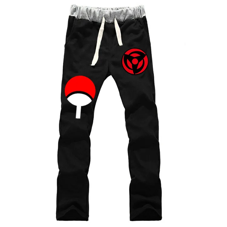 2 Милые мужские и женские студенческие штаны Наруто Uchiha Sasuke Jogger фитнес длинные брюки Sharingan спортивные дышащие и карманы брюки - Цвет: 2