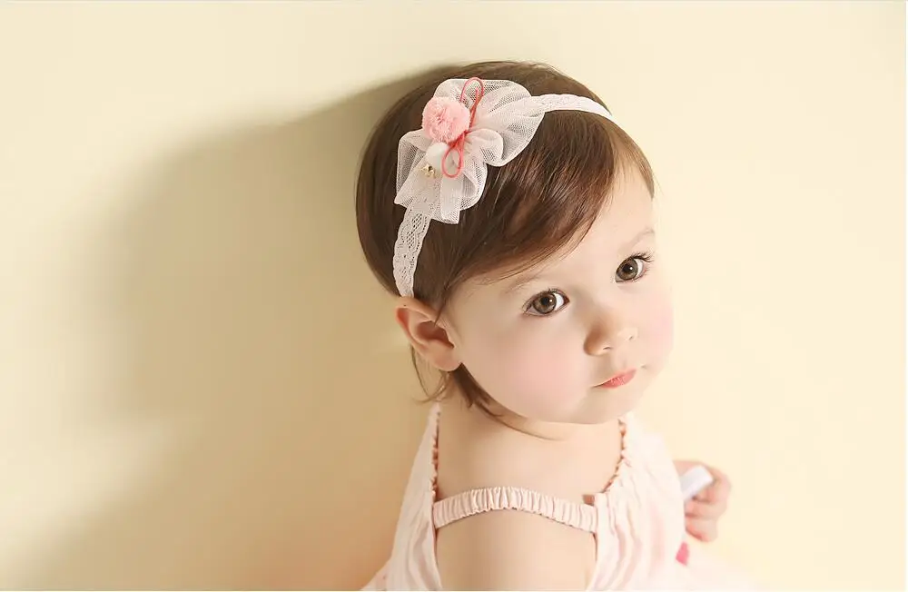 Повязка на голову с бантом для новорожденных 10 шт./лот |