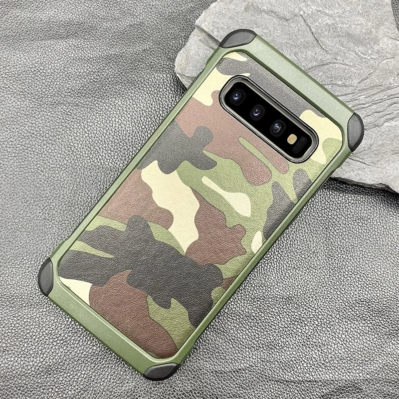 Для Samsung S7 Чехол ударопрочный ТПУ и Жесткий ПК камуфляж Броня чехол для Galaxy Edge S8 S9