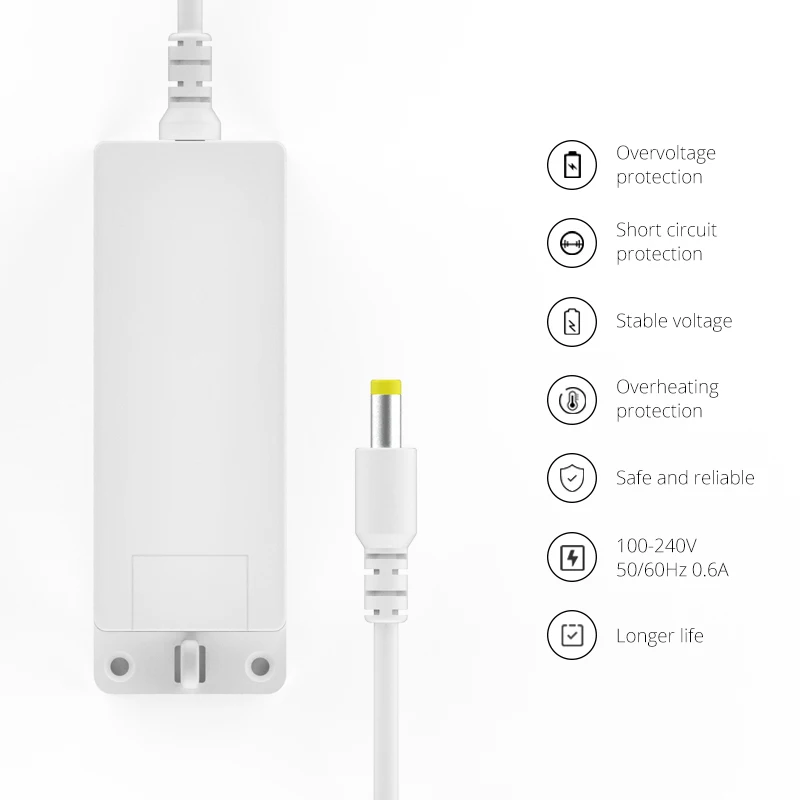 ATFMI 12 V 2A AC 100 V-240 V адаптер преобразователя DC 12 V 2A 2000mA блок питания EU UK AU US Plug 5,5mm x 2,1mm для ip-камеры видеонаблюдения