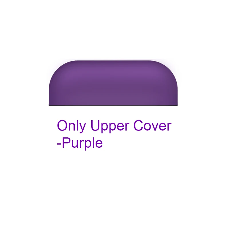Only Purple Cover Ультра тонкий мягкий силиконовый чехол для Apple Air Pods для AirPods 2 противоударный защитный чехол для наушников Водонепроницаемый Аксессуар для гарнитуры - Цвет: Only Purple Cover