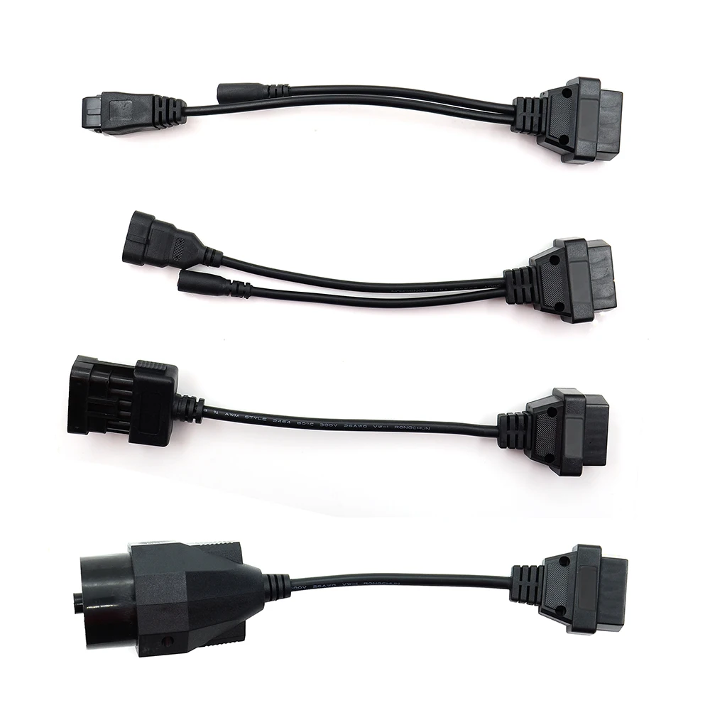 Горячая Распродажа, кабели для грузовиков Pro OBD2 OBDII, автомобильные кабели для грузовиков, диагностический инструмент, соединительный кабель, 8 шт., кабели для грузовиков