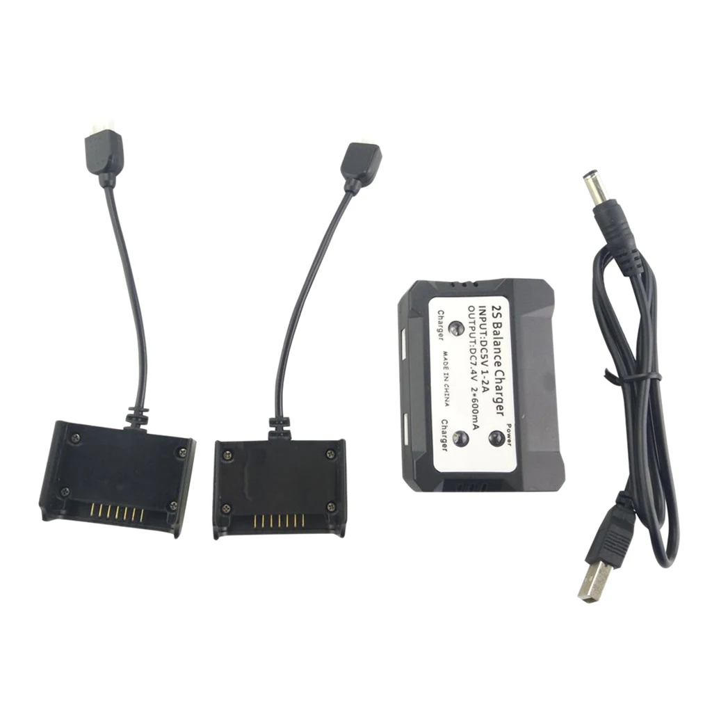 2в1 Lipo батарея 2S 7 4 V USB зарядное устройство зарядный адаптер для MJX Bugs 3 Pro B3pro Holy Stone