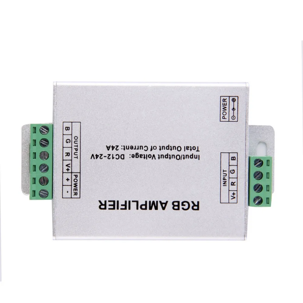 ICOCO Лидер продаж светодиодный RGB усилитель 24A светодиодный контроллер DC12-24V для 5050 3528 RGB светодиодный светильник Распродажа по всему миру