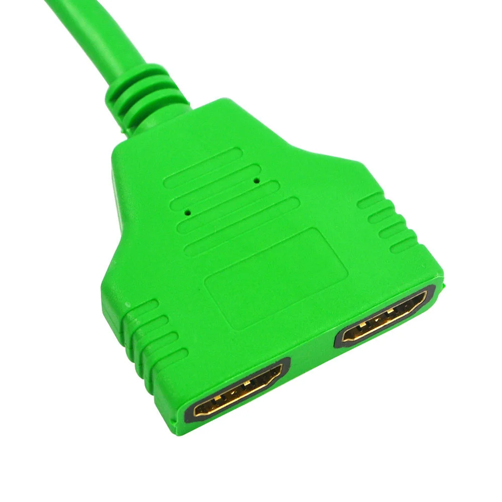 Горячая Распродажа 1080P HDMI порт папа 2 Женский 1 в разветвитель кабель адаптер