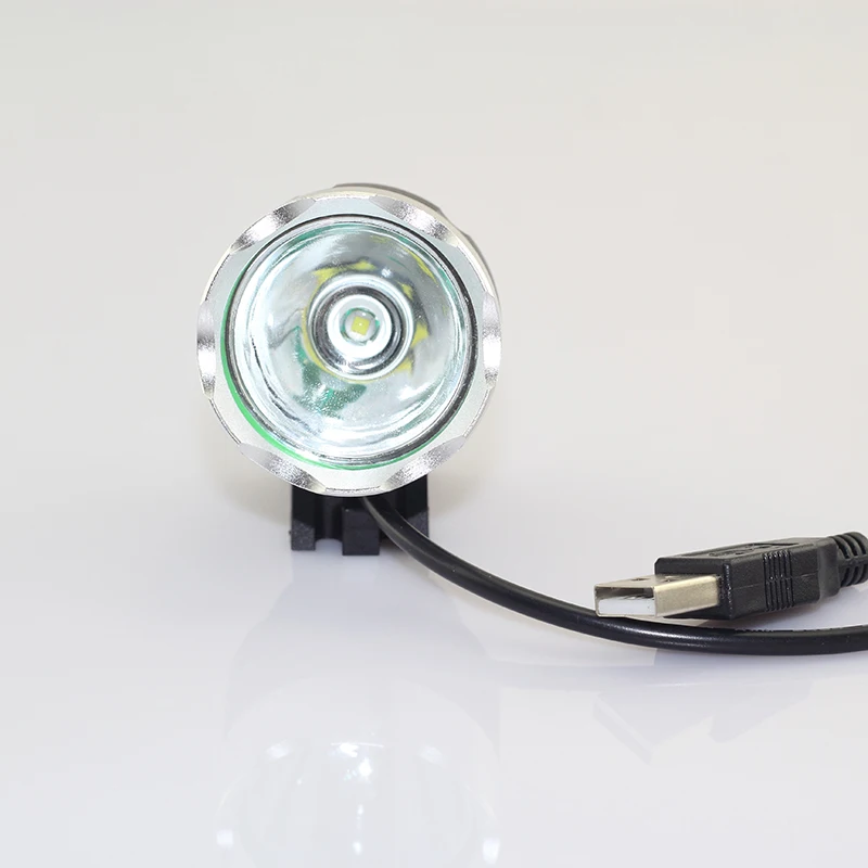 Многофункциональная СВЕТОДИОДНАЯ Фара T6 с USB питанием для велосипеда передняя