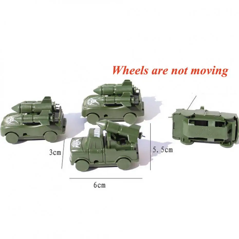 4 шт. военные ракетные грузовых автомобилей армии Для мужчин игрушки солдат